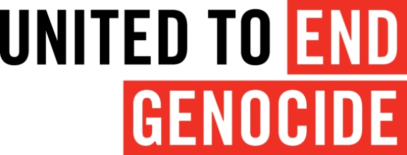 logo for United to End Genocide