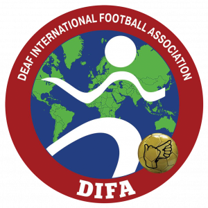 logo for Deaf International Football Association