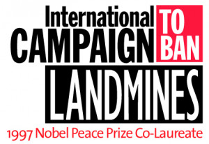 logo for International Campaign to Ban Landmines - Cluster Munition Coalition