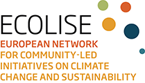 logo for European Network for Community-Led Initiatives on Climate Change and Sustainability