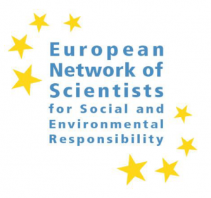 logo for European Network of Scientists for Social and Environmental Responsibility