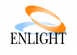 logo for ENLIGHT - The European Network for Light ion Hadron Therapy