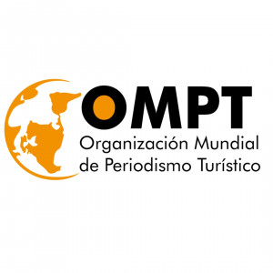 logo for Organización Mundial de Periodismo Turistico