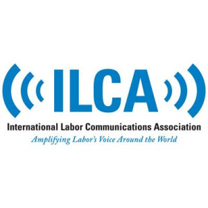 logo for International Labor Communications Association