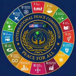 logo for International Peace Commission