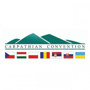 logo for Convention on the Protection and Sustainable Development of the Carpathians